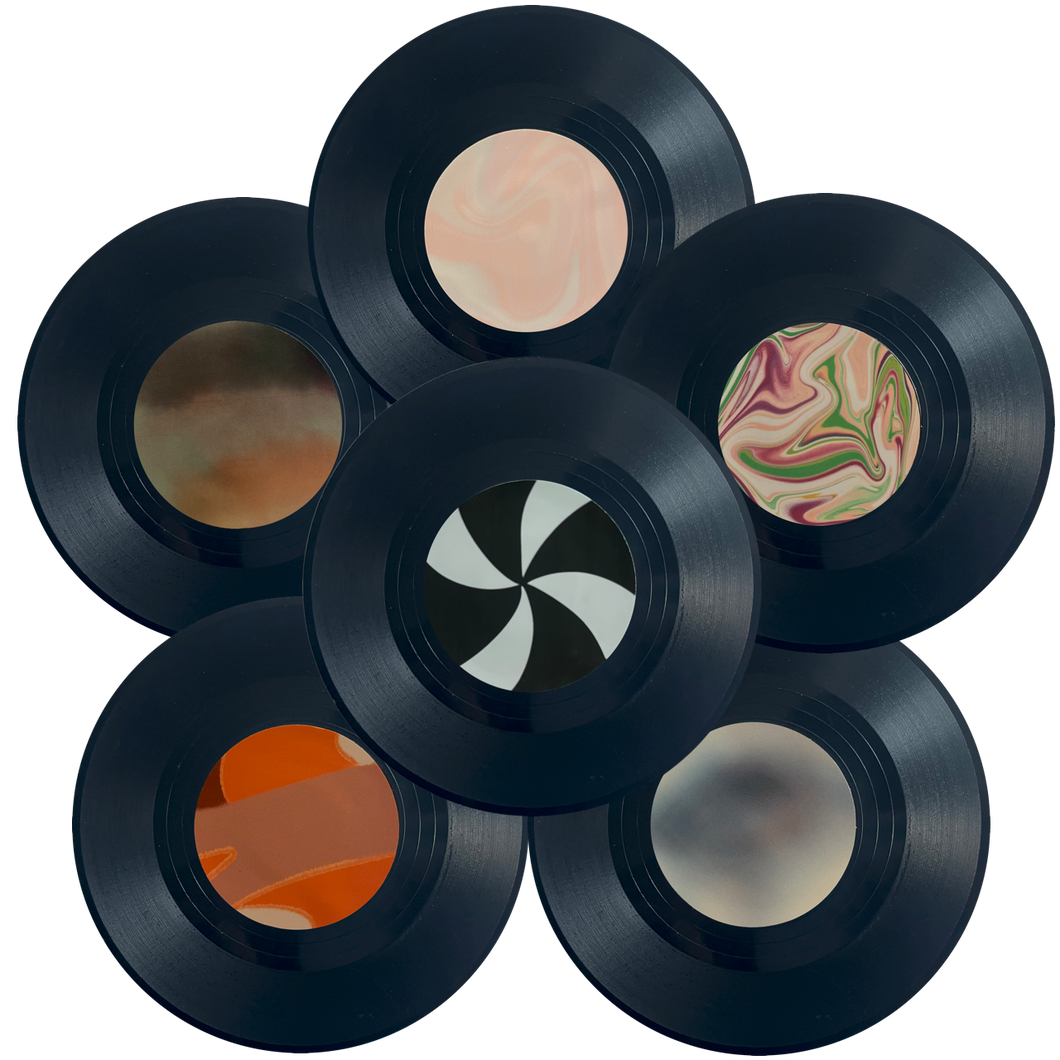 Vinyl Record Coasters