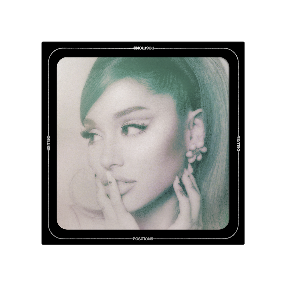 Ariana Grande - Positions (Deluxe) (Limited Clear w Purple Swirl 2LP) –  Essency Records, image size:1000x1000